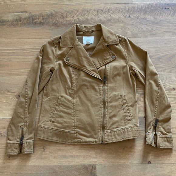 Old navy canvas moto jacket Clearance